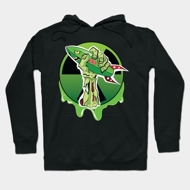 Rocket Zombie Hoodie by Elijah101